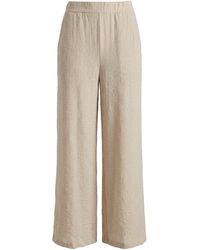 James Lakeland - Relaxed Pull-On Trousers – Oatmeal - Lyst