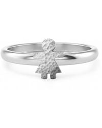 Unaloe - Sterling Girl Ring – Sweet, Symbolic, Adjustable - Lyst