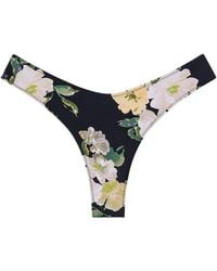 Montce - Liz Floral Lulu Zig-Zag Stitch Bikini Bottom - Lyst