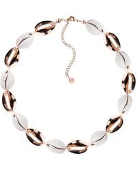 Adriana Pappas Designs - Mixed Mini Metal Shell Accent Choker - Lyst