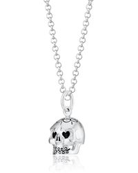 Scream Pretty - Skull Charm Necklace - Lyst