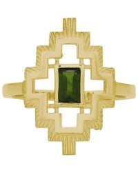 Zoe & Morgan - Munay Ring Gold Chrome - Lyst