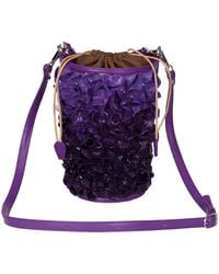 F3Rog by Rana - The Crossbody Coral Bucket Bag With A Shoulder Strap - Lyst