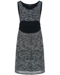 Conquista - Sleeveless Knit Dress With Belt - Lyst