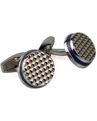 DAVID WEJ - Round Gem Cufflinks – - Lyst