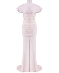 OW Collection - Marla Bodycon Light Maxi Dress - Lyst