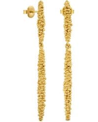 Joidart - Long Golden Earrings Stardust - Lyst