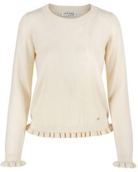 tirillm - Aspen Merino Wool Sweater With Frills - Lyst