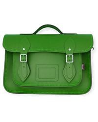 Zatchels - Classic Handmade Leather Satchel 13 Inch - Lyst