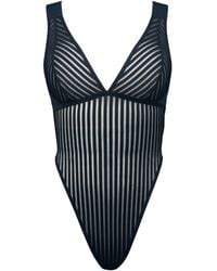 MONIQUE MORIN LINGERIE - Vertigo X Back Bodysuit - Lyst