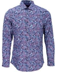 lords of harlech - Norman Skull Paisley Shirt - Lyst