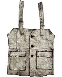 Zasta Studio - Golden Sentinel Leather Vest - Lyst