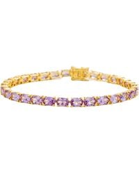 Juvetti - Salto Tennis Bracelet Set With Sapphire - Lyst