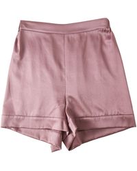 Soft Strokes Silk - Pure Mulberry Silk Shorts High-Waisted - Lyst