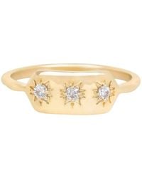 Zohreh - Diamond Starburst Ring 9K - Lyst