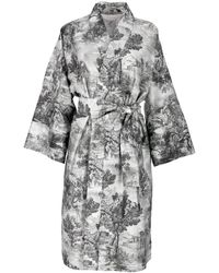 Decoflux Home - Cotton Maternity Robe Lover's Tale & Matching Bag, Mt - Lyst