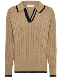 Guinea London - Collared Fawn Sweater - Lyst