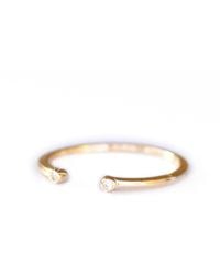 VicStoneNYC Fine Jewelry - Natural Diamond Open Cuff Solid Ring - Lyst