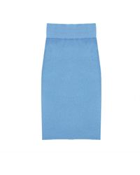 Zenzee - Cashmere Midi Knit Skirt - Lyst
