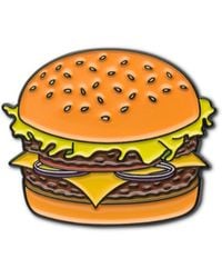 Make Heads Turn - Neutrals Enamel Pin Burger - Lyst