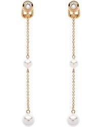 Emma Holland Jewellery - Pearl & Crystal Droplet Clip Earrings - Lyst