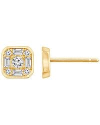 Diamonbliss - Marilyn Monroe Cluster Square Stud Earrings - Lyst