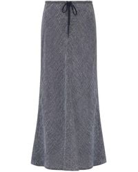 The Summer Edit - Phoebe Luxe Linen Drawstring Skirt - Lyst