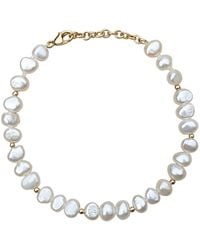 Kiri & Belle - Lana Baroque Pearl Bead Filled Bracelet - Lyst