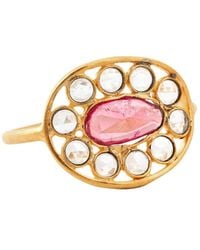 Opium Jewels - Tourmaline Crystal Jali Ring - Lyst