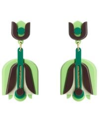 Gissa Bicalho - Handmade Acrylic Earring Pendant Nimphea - Lyst
