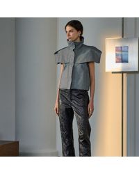 Lorena Saravia - Ophelia Denim Vest - Lyst