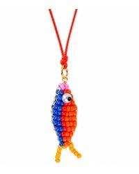 Persia Dona Jewelry - Beaded Fishy On A String Necklace - Lyst