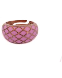 Ebru Jewelry - Rose & Rose Adjustable Fashion Ring - Lyst