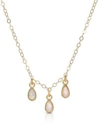 Native Gem - Raindrops Trio Opal Necklace - Lyst
