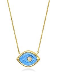 Myrto Katramadou Jewellery - Aegean Eye – Topaz Necklace - Lyst