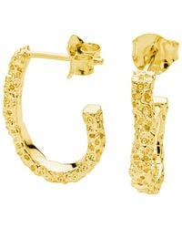 Lucy Quartermaine - Half Hula Hoop Earrings - Lyst