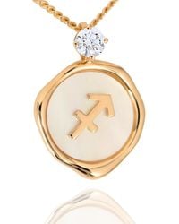Hinch & Liu - Sagittarius Zodiac Necklace - Lyst