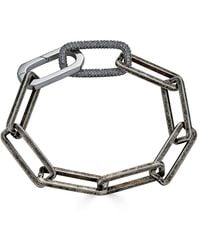 Loni Paul Jewelry - Chunky Rectangle Paperclip Bracelet - Lyst