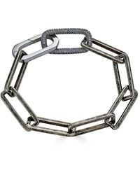 Loni Paul Jewelry - Chunky Rectangle Paperclip Bracelet - Lyst