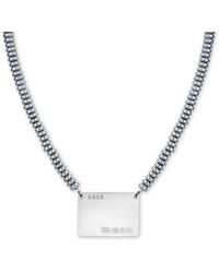 Ware Collective - Hematite Tag Necklace - Lyst