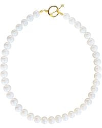 Firera Atelier - Silenzia Pearl Necklace - Lyst