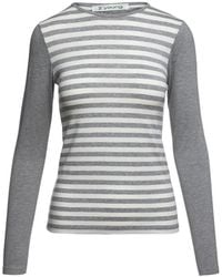 Conquista - Long Sleeve Stripe Top - Lyst