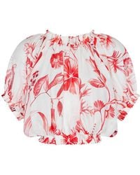 Aguaclara - Rouge Crop Top - Lyst