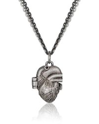 Cartography - Stephen: B Is For Boo Heart Locket - Lyst
