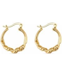 Elk & Bloom - Chunky Twisted Hoop Earrings - Lyst
