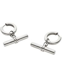 Bermuda Watch Company - Maivelle Madison T-Bar Huggie Hoops - Lyst