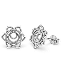 The Jewellery Store London - Sacral /Svadhishthana Chakra Stud Earrings - Lyst