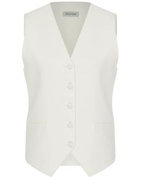 NAZLI CEREN - Bea Crepe Vest - Lyst