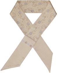 Ana Maison - Edgecraft Silk Twilly Scarf - Lyst