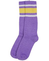 Gigi Knitwear - Striped Socks - Lyst